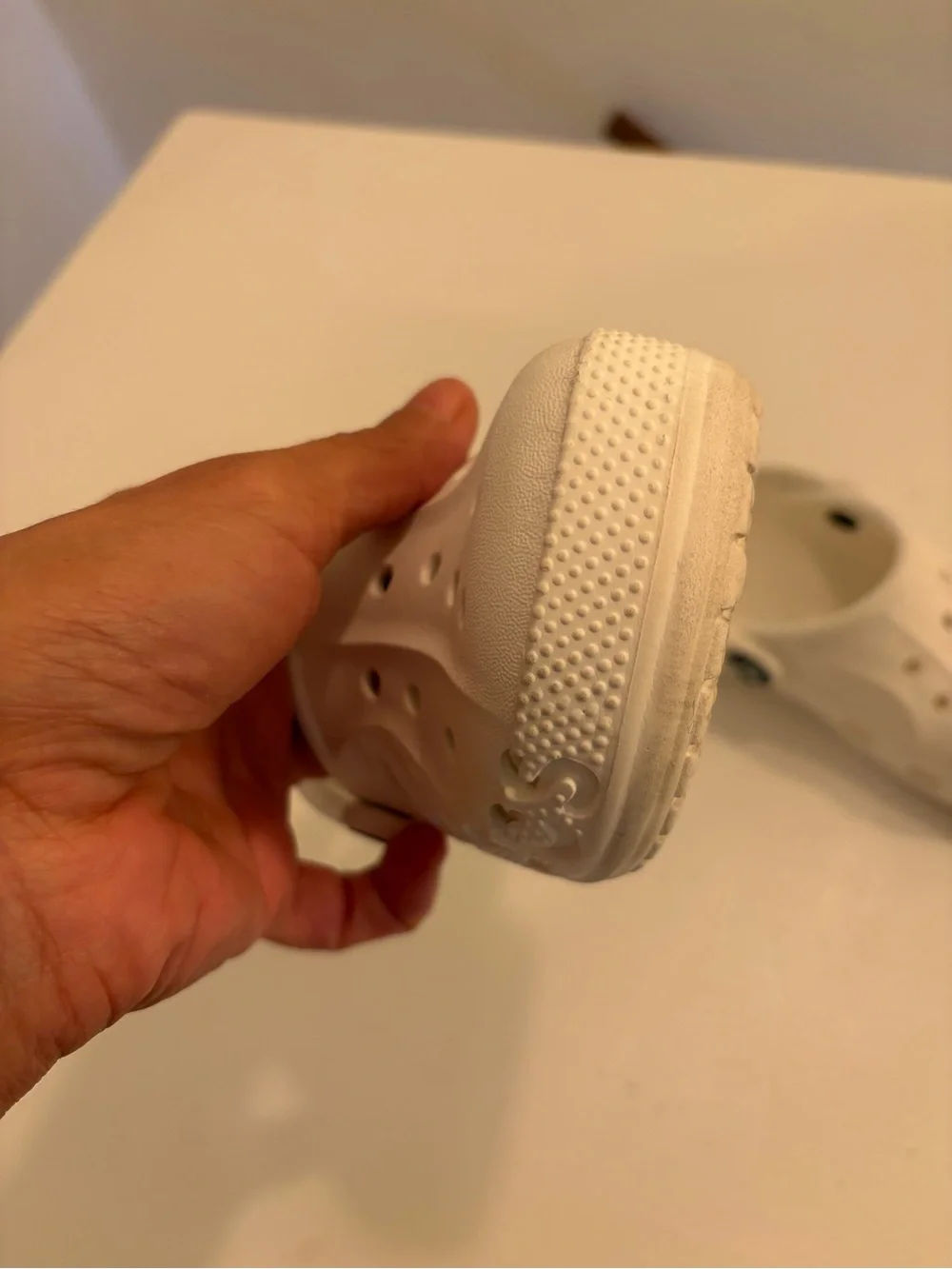 Crocs Classic White Kids Clogs Size C8
